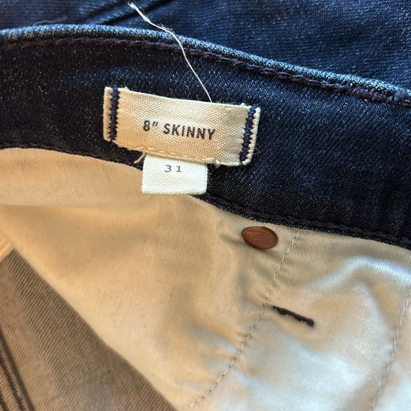 Women’s Madewell Skinny Dark Blue Jeans Size 31 - Picture 5 of 10